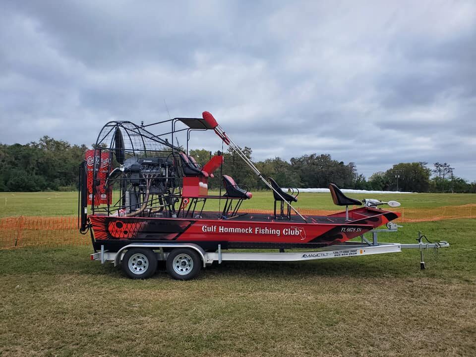 Official Gulf Hammock Fishing Club Airboat